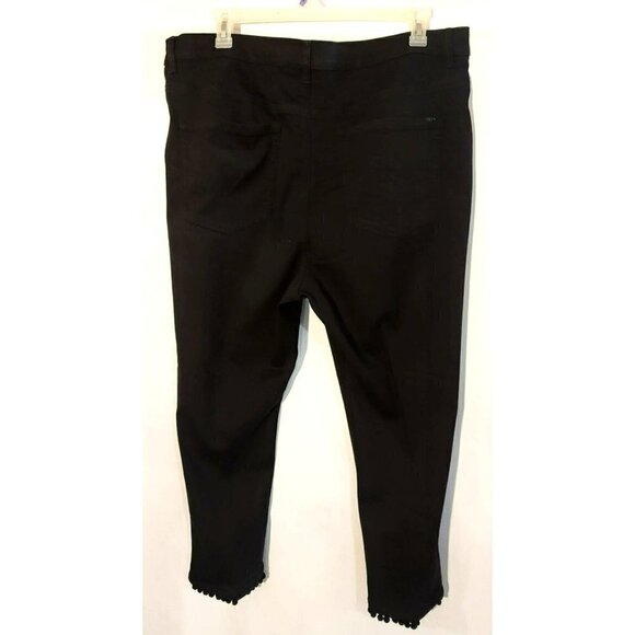 NWT - DG2 Black Infinity Tri-Fit Denim Stretch High Rise Jean - Size 22WT - Picture 7 of 10